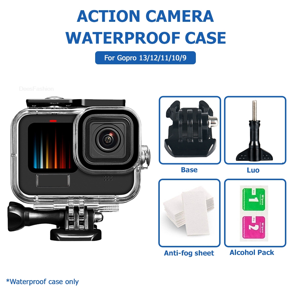 Gopro Action Camera Hero 12 Black - Custodia Impermeabile per GoPro Hero 13
