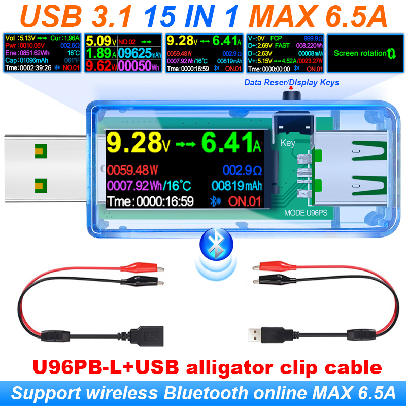 15 IN 1 USB 3.1 Tester DC Volt - Usb Ammeter Tester recensione e prezzo