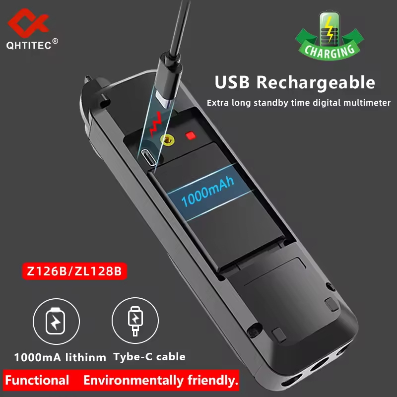 QHTITEC Multimetro digitale pr - Usb Ammeter Tester recensione e prezzo