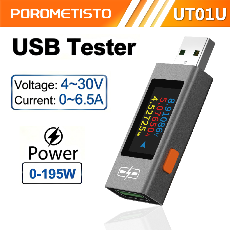 POROMETISTO UT01U Tester USB A - Usb Ammeter Tester recensione e prezzo