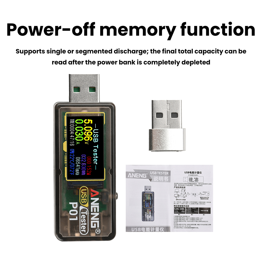 Tester Digitale USB P01 con Di - Usb Ammeter Tester recensione e prezzo